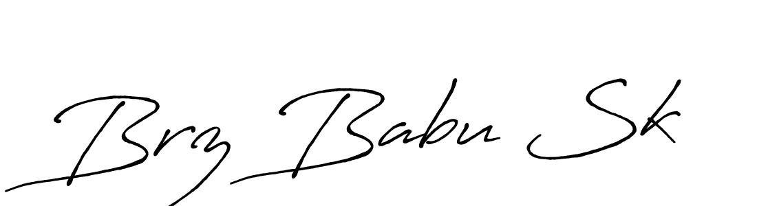 How to make Brz Babu Sk signature? Antro_Vectra_Bolder is a professional autograph style. Create handwritten signature for Brz Babu Sk name. Brz Babu Sk signature style 7 images and pictures png