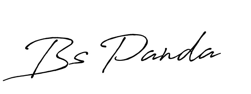How to make Bs Panda name signature. Use Antro_Vectra_Bolder style for creating short signs online. This is the latest handwritten sign. Bs Panda signature style 7 images and pictures png