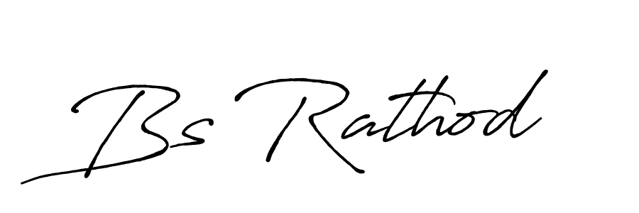 Design your own signature with our free online signature maker. With this signature software, you can create a handwritten (Antro_Vectra_Bolder) signature for name Bs Rathod. Bs Rathod signature style 7 images and pictures png