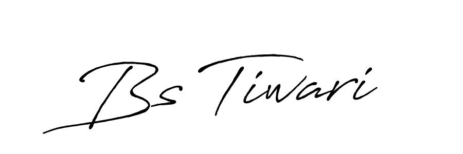 You should practise on your own different ways (Antro_Vectra_Bolder) to write your name (Bs Tiwari) in signature. don't let someone else do it for you. Bs Tiwari signature style 7 images and pictures png