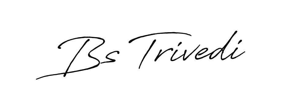 The best way (Antro_Vectra_Bolder) to make a short signature is to pick only two or three words in your name. The name Bs Trivedi include a total of six letters. For converting this name. Bs Trivedi signature style 7 images and pictures png