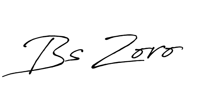 Similarly Antro_Vectra_Bolder is the best handwritten signature design. Signature creator online .You can use it as an online autograph creator for name Bs Zoro. Bs Zoro signature style 7 images and pictures png