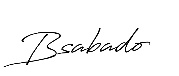 Design your own signature with our free online signature maker. With this signature software, you can create a handwritten (Antro_Vectra_Bolder) signature for name Bsabado. Bsabado signature style 7 images and pictures png