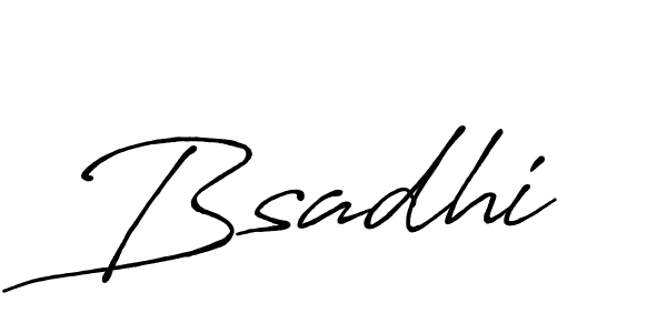 Once you've used our free online signature maker to create your best signature Antro_Vectra_Bolder style, it's time to enjoy all of the benefits that Bsadhi name signing documents. Bsadhi signature style 7 images and pictures png