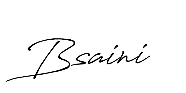 The best way (Antro_Vectra_Bolder) to make a short signature is to pick only two or three words in your name. The name Bsaini include a total of six letters. For converting this name. Bsaini signature style 7 images and pictures png