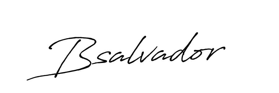 Design your own signature with our free online signature maker. With this signature software, you can create a handwritten (Antro_Vectra_Bolder) signature for name Bsalvador. Bsalvador signature style 7 images and pictures png