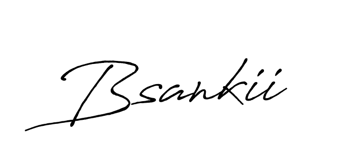 Bsankii stylish signature style. Best Handwritten Sign (Antro_Vectra_Bolder) for my name. Handwritten Signature Collection Ideas for my name Bsankii. Bsankii signature style 7 images and pictures png