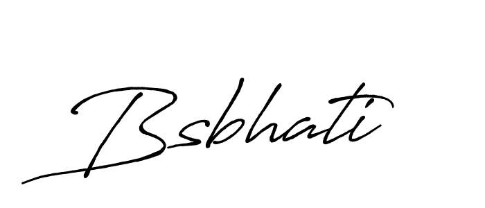 How to Draw Bsbhati signature style? Antro_Vectra_Bolder is a latest design signature styles for name Bsbhati. Bsbhati signature style 7 images and pictures png