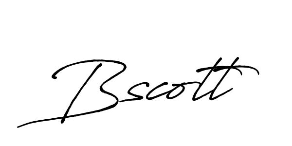 The best way (Antro_Vectra_Bolder) to make a short signature is to pick only two or three words in your name. The name Bscott include a total of six letters. For converting this name. Bscott signature style 7 images and pictures png