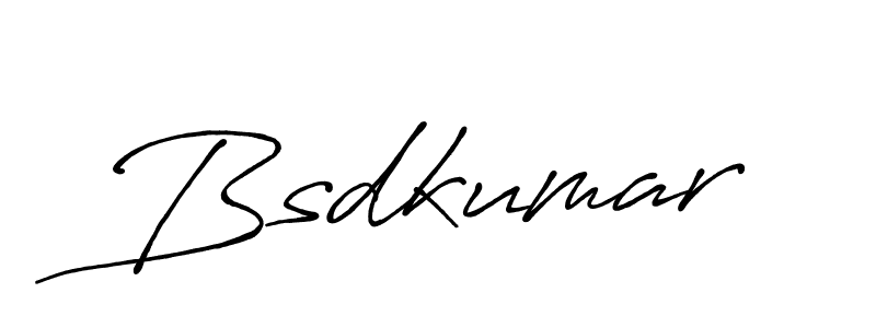 Bsdkumar stylish signature style. Best Handwritten Sign (Antro_Vectra_Bolder) for my name. Handwritten Signature Collection Ideas for my name Bsdkumar. Bsdkumar signature style 7 images and pictures png