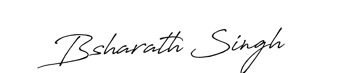 How to Draw Bsharath Singh signature style? Antro_Vectra_Bolder is a latest design signature styles for name Bsharath Singh. Bsharath Singh signature style 7 images and pictures png