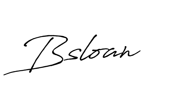 You should practise on your own different ways (Antro_Vectra_Bolder) to write your name (Bsloan) in signature. don't let someone else do it for you. Bsloan signature style 7 images and pictures png