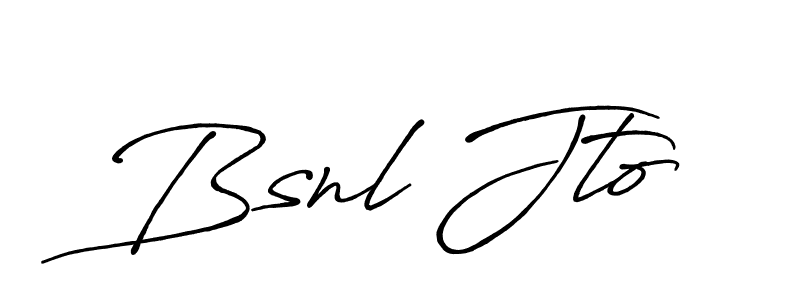 Antro_Vectra_Bolder is a professional signature style that is perfect for those who want to add a touch of class to their signature. It is also a great choice for those who want to make their signature more unique. Get Bsnl Jto name to fancy signature for free. Bsnl Jto signature style 7 images and pictures png
