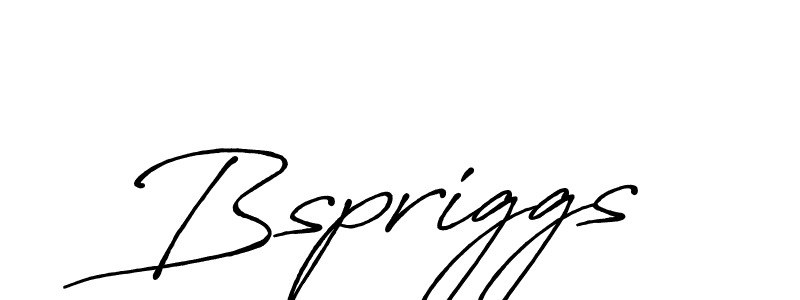 Create a beautiful signature design for name Bspriggs. With this signature (Antro_Vectra_Bolder) fonts, you can make a handwritten signature for free. Bspriggs signature style 7 images and pictures png