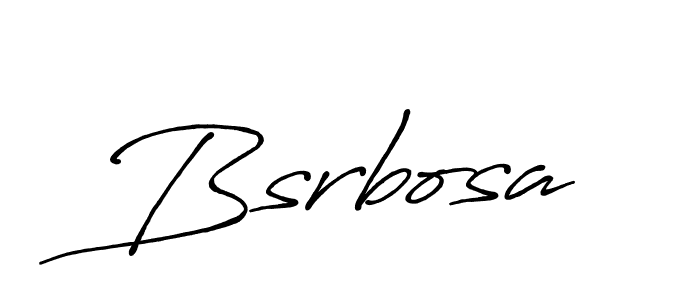 Design your own signature with our free online signature maker. With this signature software, you can create a handwritten (Antro_Vectra_Bolder) signature for name Bsrbosa. Bsrbosa signature style 7 images and pictures png