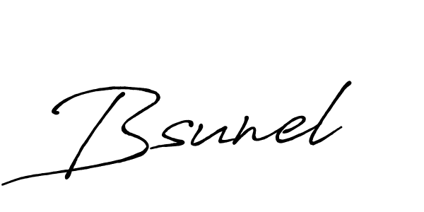 if you are searching for the best signature style for your name Bsunel. so please give up your signature search. here we have designed multiple signature styles  using Antro_Vectra_Bolder. Bsunel signature style 7 images and pictures png