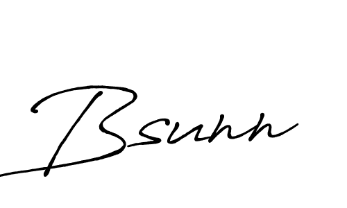 How to make Bsunn name signature. Use Antro_Vectra_Bolder style for creating short signs online. This is the latest handwritten sign. Bsunn signature style 7 images and pictures png