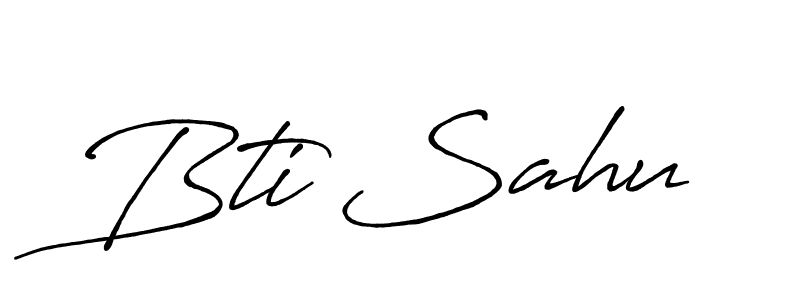 if you are searching for the best signature style for your name Bti Sahu. so please give up your signature search. here we have designed multiple signature styles  using Antro_Vectra_Bolder. Bti Sahu signature style 7 images and pictures png