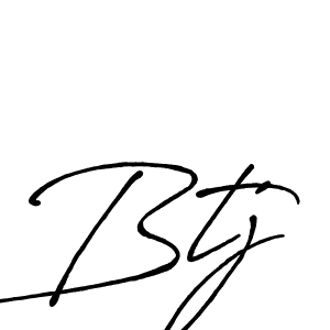 Use a signature maker to create a handwritten signature online. With this signature software, you can design (Antro_Vectra_Bolder) your own signature for name Btj. Btj signature style 7 images and pictures png