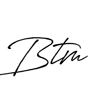 You should practise on your own different ways (Antro_Vectra_Bolder) to write your name (Btm) in signature. don't let someone else do it for you. Btm signature style 7 images and pictures png