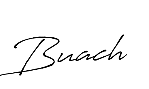 How to make Buach name signature. Use Antro_Vectra_Bolder style for creating short signs online. This is the latest handwritten sign. Buach signature style 7 images and pictures png