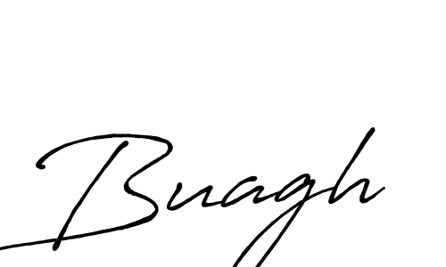 Make a beautiful signature design for name Buagh. With this signature (Antro_Vectra_Bolder) style, you can create a handwritten signature for free. Buagh signature style 7 images and pictures png