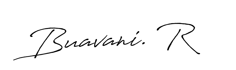 The best way (Antro_Vectra_Bolder) to make a short signature is to pick only two or three words in your name. The name Buavani. R include a total of six letters. For converting this name. Buavani. R signature style 7 images and pictures png