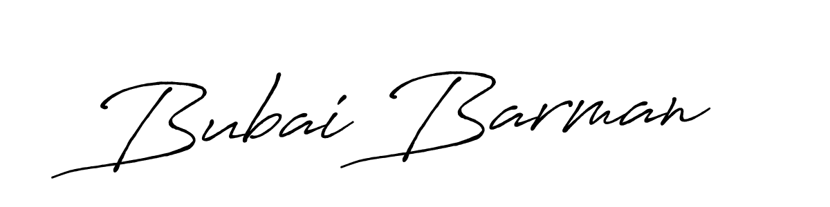 The best way (Antro_Vectra_Bolder) to make a short signature is to pick only two or three words in your name. The name Bubai Barman include a total of six letters. For converting this name. Bubai Barman signature style 7 images and pictures png