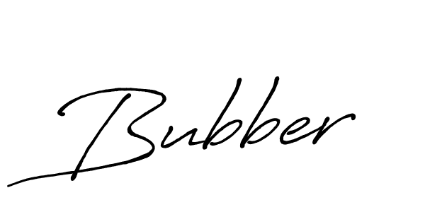 Use a signature maker to create a handwritten signature online. With this signature software, you can design (Antro_Vectra_Bolder) your own signature for name Bubber. Bubber signature style 7 images and pictures png