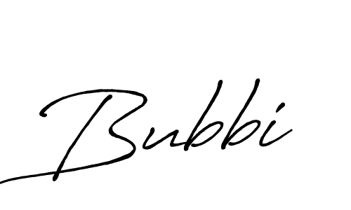 Create a beautiful signature design for name Bubbi. With this signature (Antro_Vectra_Bolder) fonts, you can make a handwritten signature for free. Bubbi signature style 7 images and pictures png