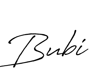 How to make Bubi signature? Antro_Vectra_Bolder is a professional autograph style. Create handwritten signature for Bubi name. Bubi signature style 7 images and pictures png