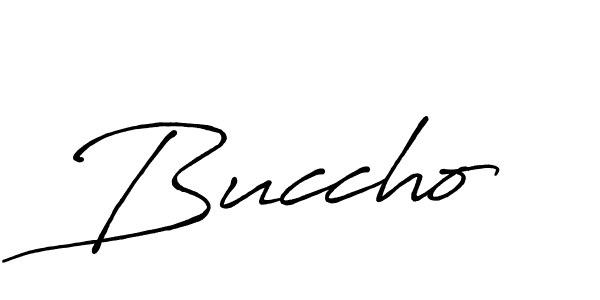 Buccho stylish signature style. Best Handwritten Sign (Antro_Vectra_Bolder) for my name. Handwritten Signature Collection Ideas for my name Buccho. Buccho signature style 7 images and pictures png