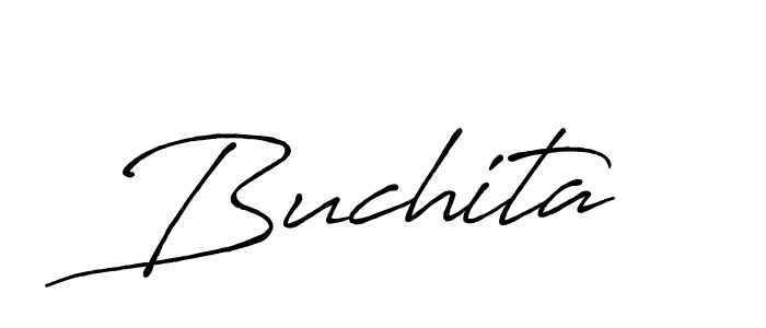 Design your own signature with our free online signature maker. With this signature software, you can create a handwritten (Antro_Vectra_Bolder) signature for name Buchita. Buchita signature style 7 images and pictures png