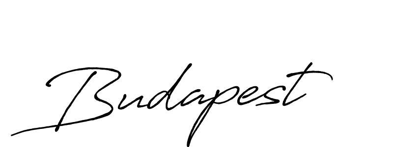 Budapest stylish signature style. Best Handwritten Sign (Antro_Vectra_Bolder) for my name. Handwritten Signature Collection Ideas for my name Budapest. Budapest signature style 7 images and pictures png