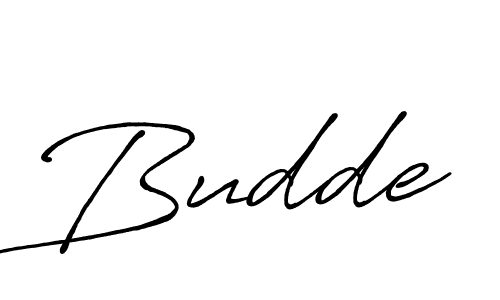 How to make Budde name signature. Use Antro_Vectra_Bolder style for creating short signs online. This is the latest handwritten sign. Budde signature style 7 images and pictures png