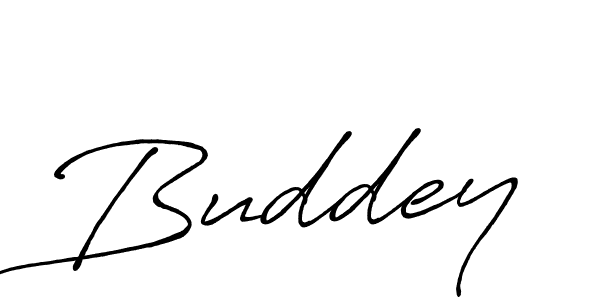 How to make Buddey name signature. Use Antro_Vectra_Bolder style for creating short signs online. This is the latest handwritten sign. Buddey signature style 7 images and pictures png