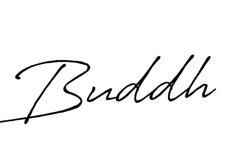 Design your own signature with our free online signature maker. With this signature software, you can create a handwritten (Antro_Vectra_Bolder) signature for name Buddh. Buddh signature style 7 images and pictures png