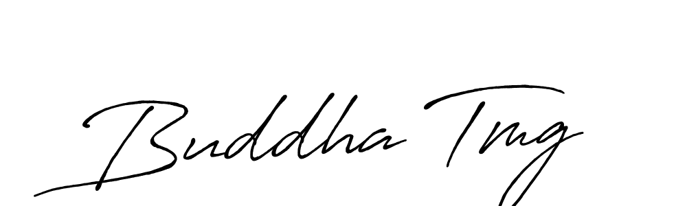 Make a beautiful signature design for name Buddha Tmg. With this signature (Antro_Vectra_Bolder) style, you can create a handwritten signature for free. Buddha Tmg signature style 7 images and pictures png