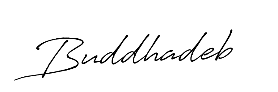 Use a signature maker to create a handwritten signature online. With this signature software, you can design (Antro_Vectra_Bolder) your own signature for name Buddhadeb. Buddhadeb signature style 7 images and pictures png