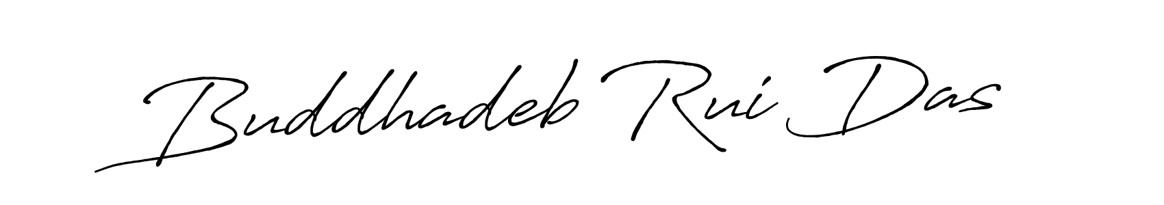 Create a beautiful signature design for name Buddhadeb Rui Das. With this signature (Antro_Vectra_Bolder) fonts, you can make a handwritten signature for free. Buddhadeb Rui Das signature style 7 images and pictures png