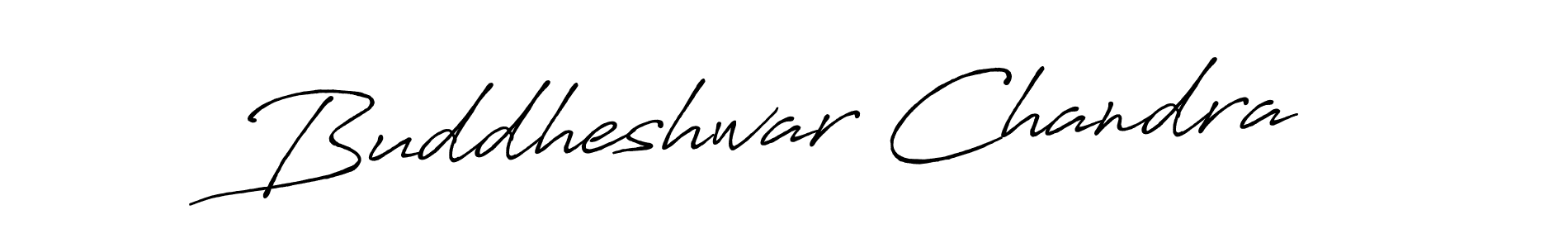 Create a beautiful signature design for name Buddheshwar Chandra. With this signature (Antro_Vectra_Bolder) fonts, you can make a handwritten signature for free. Buddheshwar Chandra signature style 7 images and pictures png