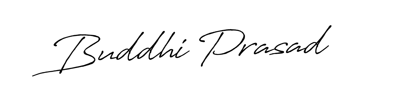 Create a beautiful signature design for name Buddhi Prasad. With this signature (Antro_Vectra_Bolder) fonts, you can make a handwritten signature for free. Buddhi Prasad signature style 7 images and pictures png