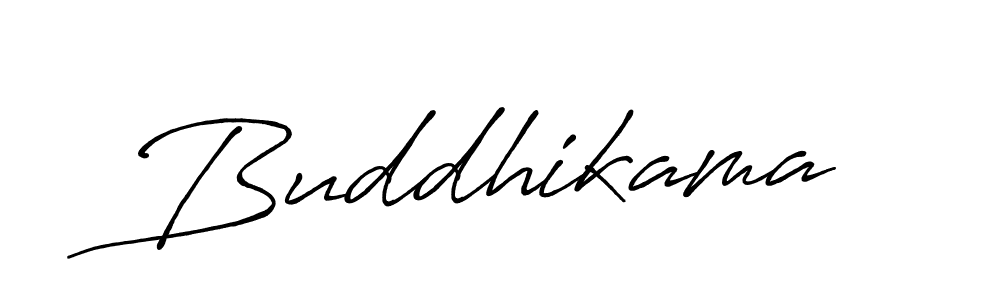 Design your own signature with our free online signature maker. With this signature software, you can create a handwritten (Antro_Vectra_Bolder) signature for name Buddhikama. Buddhikama signature style 7 images and pictures png