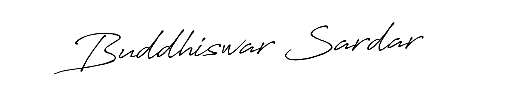 How to make Buddhiswar Sardar signature? Antro_Vectra_Bolder is a professional autograph style. Create handwritten signature for Buddhiswar Sardar name. Buddhiswar Sardar signature style 7 images and pictures png