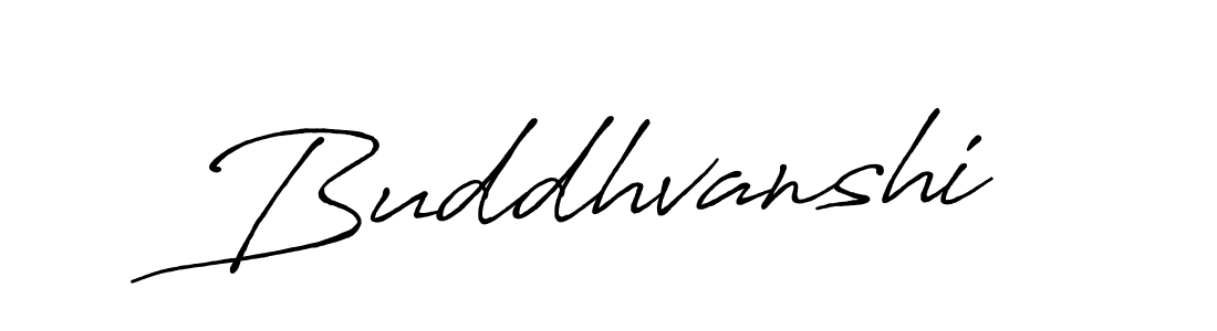 Design your own signature with our free online signature maker. With this signature software, you can create a handwritten (Antro_Vectra_Bolder) signature for name Buddhvanshi. Buddhvanshi signature style 7 images and pictures png