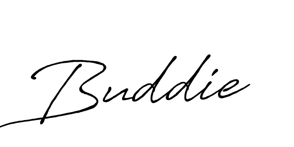 How to make Buddie name signature. Use Antro_Vectra_Bolder style for creating short signs online. This is the latest handwritten sign. Buddie signature style 7 images and pictures png
