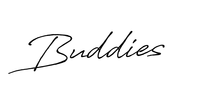 Buddies stylish signature style. Best Handwritten Sign (Antro_Vectra_Bolder) for my name. Handwritten Signature Collection Ideas for my name Buddies. Buddies signature style 7 images and pictures png