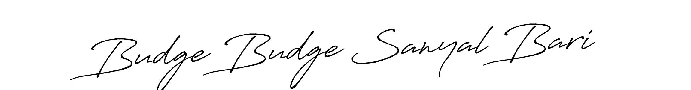 Similarly Antro_Vectra_Bolder is the best handwritten signature design. Signature creator online .You can use it as an online autograph creator for name Budge Budge Sanyal Bari. Budge Budge Sanyal Bari signature style 7 images and pictures png