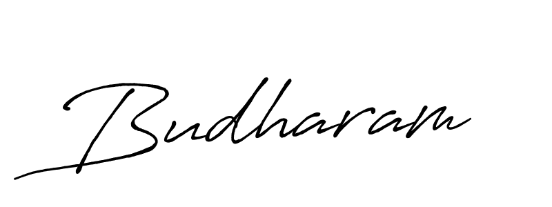 Make a beautiful signature design for name Budharam. With this signature (Antro_Vectra_Bolder) style, you can create a handwritten signature for free. Budharam signature style 7 images and pictures png