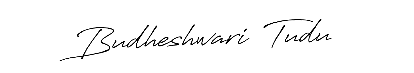 Make a short Budheshwari  Tudu signature style. Manage your documents anywhere anytime using Antro_Vectra_Bolder. Create and add eSignatures, submit forms, share and send files easily. Budheshwari  Tudu signature style 7 images and pictures png